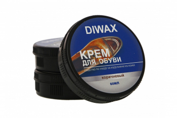 DIWAX Крем для обуви в банке КОРИЧНЕВЫЙ 60 мл/64