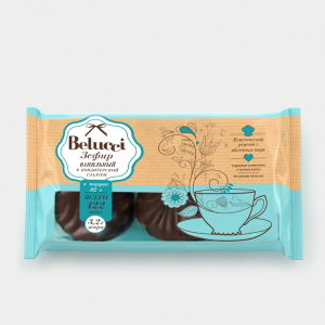 «Belucci», зефир ванильный глазированный, 160 г