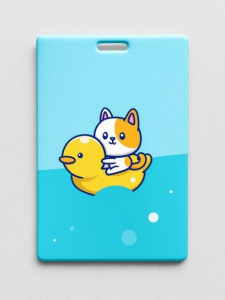 Держатель для карт «Duck and cat» (6,5 х 10,4 см)