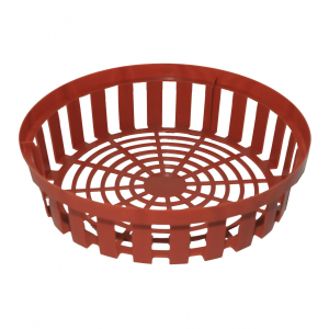 Корзина для луковичных круглая, терракот