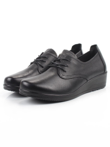 03-DHL100-D1 BLACK Лоферы женские (натуральная кожа)