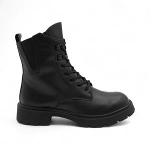 Ботинки из натуральной кожи Р-034-1 черные