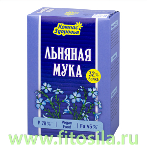 Льняная мука, 300 г, марка 