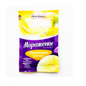 Мороженое банановое 100 гр. сухая смесь 1/60