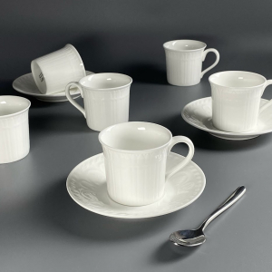 225-067 Чайный набор 12пр. 200мл  СЕРЕНА в под.уп.(х6)Костяной фарфор