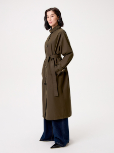 Тренч женский цвета хаки