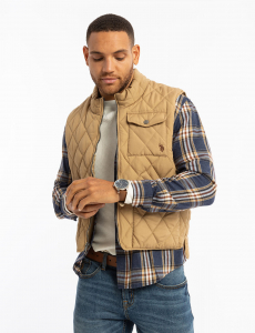 DIAMOND QUILTED VEST