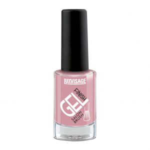 Лак для ногтей GEL finish LUXVISAGE розовый 35 холодный дымчато-розовый