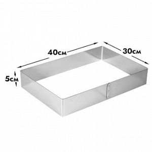 Форма для выпечки, прямоугольник 30*40 см, h=5 см