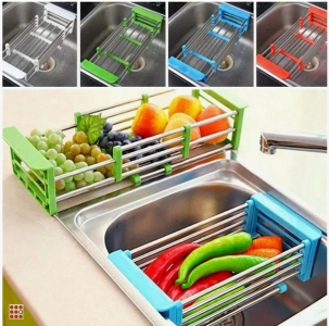 Органайзер для раковины, сушилка универсальная раздвижная