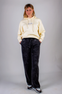 Унисекс-худи из премиальной ткани Black без начеса