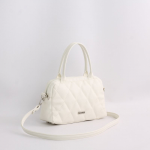 Сумка 593 гладкий белый АКЦИЯ