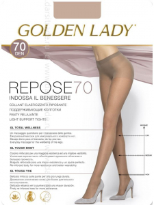 Колготки женские Repose 70 Дроп Golden Lady