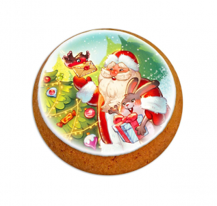 Пряник, НГ. ПИСЬМО ДЕДУ МОРОЗУ, с яблочной начинкой, 60 г., TM Prod.Art