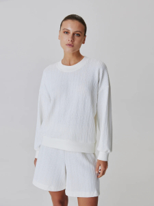 Трикотажный oversize свитшот