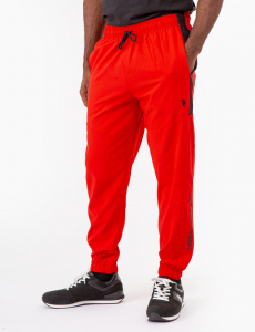 STRETCH WOVEN SIDE STRIPE JOGGER