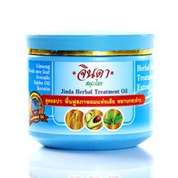 Лечебная восстанавливающая маска для роста волос Jinda 400 мл / Jinda herbal treatment oil 400 ml (blue pack)