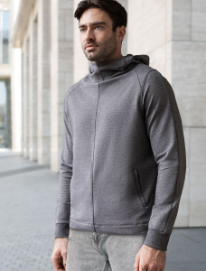 Худи из эластичного футера двунитки