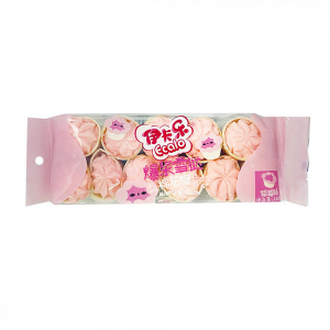 Маршмеллоу клубничное в вафельных стаканчиках, 100 г