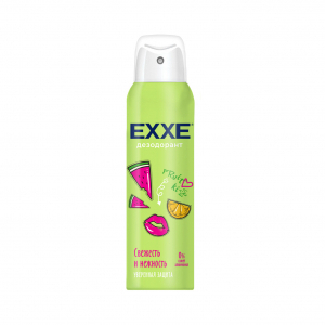 Дезодорант женский Свежесть и нежность EXXE защита  без пятен и следов   EXXE