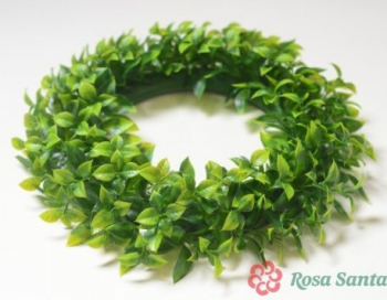 Искусственные цветы, Венок с зеленью большой без расцветки