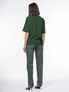 Футболка оверсайз с небольшим принтом