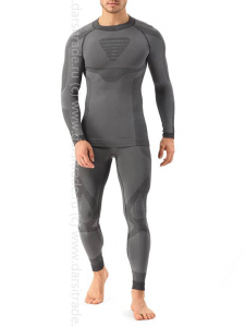 Комплект мужской TLP003+TLS003 термобелья Teksa Дроп