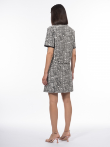 Юбка трапеция из хлопкового жаккарда