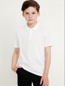 School Uniform Jersey Polo Shirt for Boys