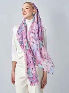 Палантин женский KSH16-128-2