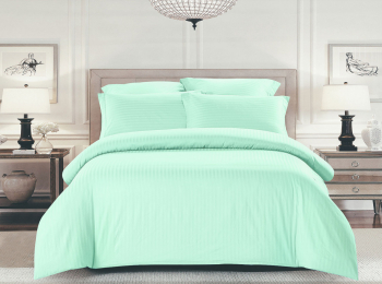 Комплект постельного белья Шпинель нежная мята страйп-сатин
