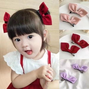 Заколки-бантики для волос на зажиме 2 штуки