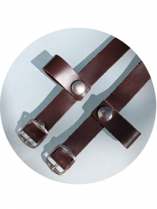 Дополнительные ремешки для абаркас AB. Zapatos correas (100) marron