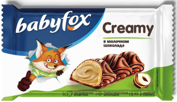 «BabyFox», батончики Creamy, 5 шт, 115г