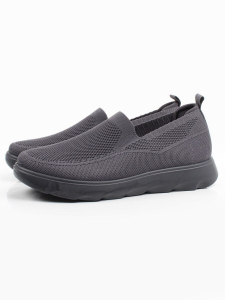 05-TEX-D03-08 GREY Полуботинки спортивные летние мужские (текстиль)