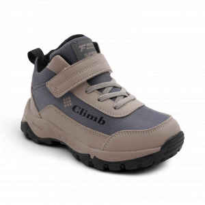 Ботинки мембранные на меху А8866-11 серо бежевые