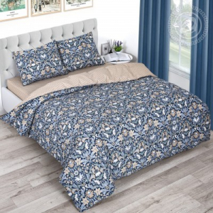 Постельное белье Ар-Деко с наволочками 50х70 (поплин DE LUXE)