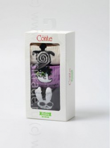 Носки женские 17С-183СП 781 Classic Conte [3 пары] Дроп х/б