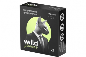 Презервативы латексные Ultra Thin, 3 шт «Wild Pleasure», 14,4 г