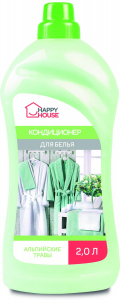 Кондиционер для белья Happy House Альпийские травы 2 л Фабрика Ромакс
