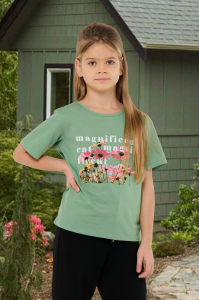 футболка для девочки Д 077-10 -50%