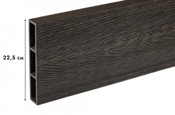 Доска грядочная NauticPrime Esthetic Wood с 3D рисунком из ДПК 97 см (h=22,5 см)