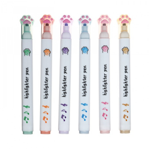 Набор маркеров-текстовыделителей 6 цветов, 