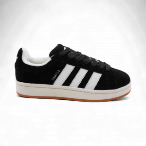 Кроссовки из натуральной кожи на меху АМ0815-8 черные