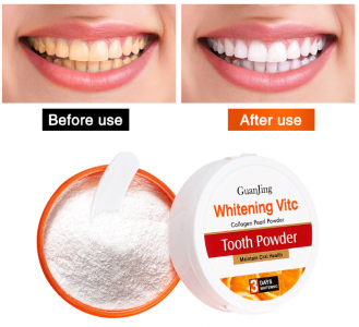 Отбеливающий зубной порошок с витамином С, 50г