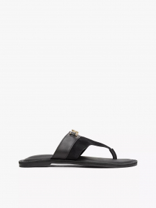 Monogram Horsebit Leather & Suede Sandal