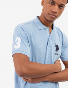 SOLID BIG LOGO POLO SHIRT