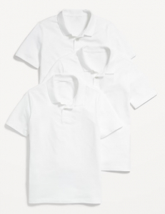 School Uniform Polo Shirt 3-Pack for Boys