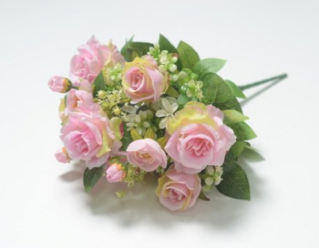 Искусственные цветы, Ветка в букете роза 13 веток (1010237)