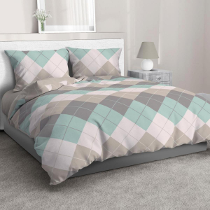 Комплект постельного белья Клетка Паддингтон бязь ГОСТ